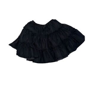 Hanna Andersson Girls Black Tutu Skirt Size 100/4